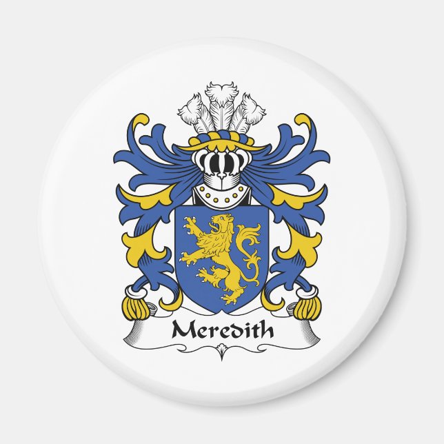 Imán Meredith Family Crest (Frente)