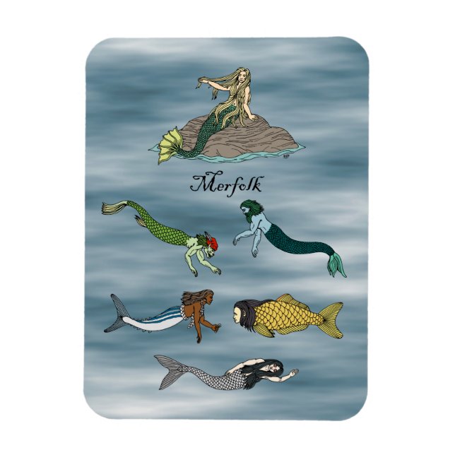 Imán Merfolk (Vertical)