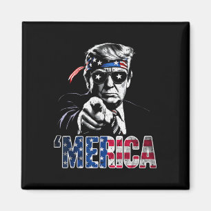Imán Merica América Divertido Trump 4 Julio 