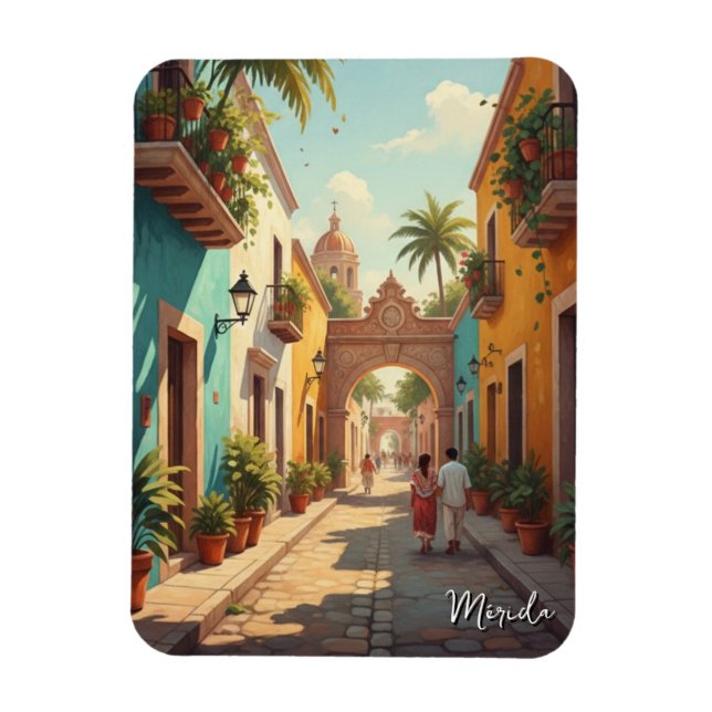 Imán Merida Mexico Travel (Vertical)