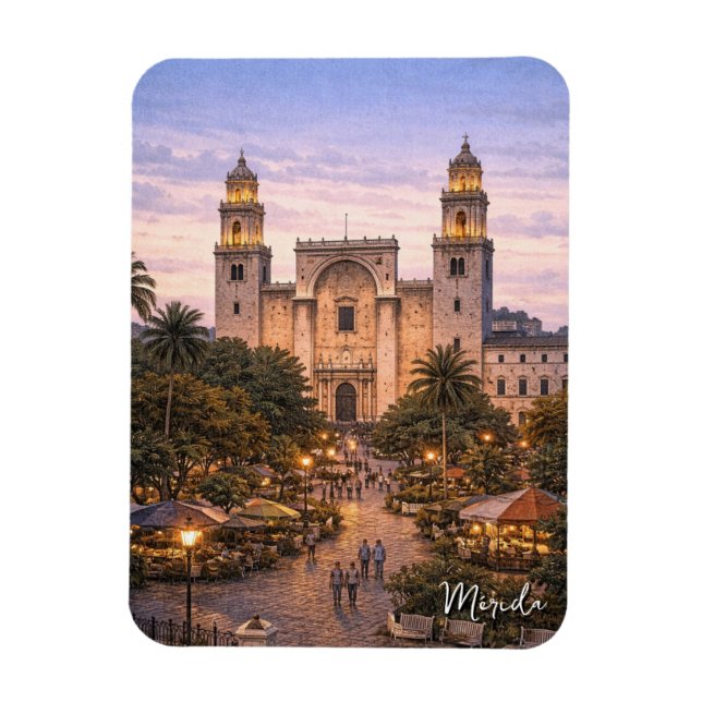 Imán Merida Mexico Viajes (Vertical)