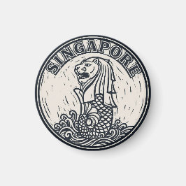 Imán Merlion Singapore