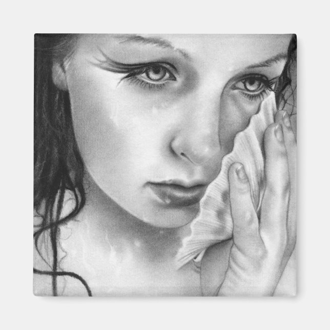 Imán Mermaid Aquamarine Magnet (Frente)