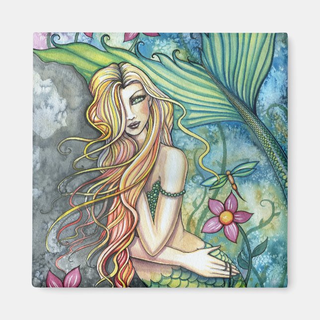 Imán Mermaid Magnet de Molly Harrison (Frente)