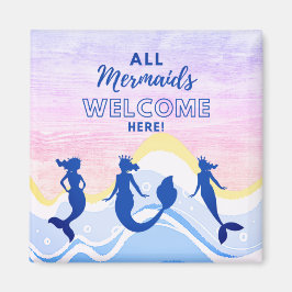 Imán Mermaid Trio | Todas las Sirenas de Bienvenida Mag
