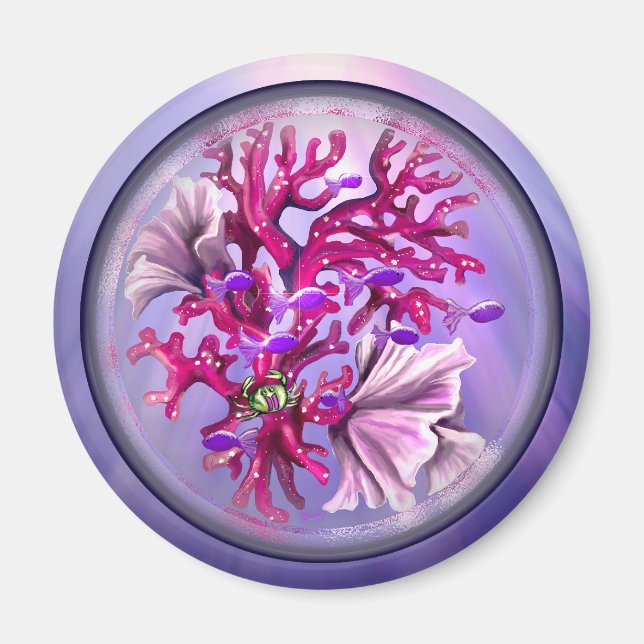 Imán Mermelada Purple Ocean (Frente)