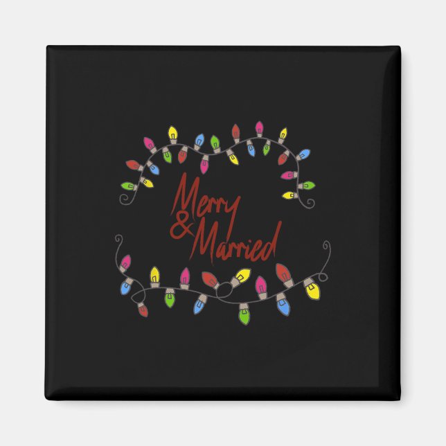 Imán Merry &amp; primer par de coincidencias navideñas  (Frente)