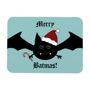 Imán Merry Batmas murciélago gótico divertido para los 