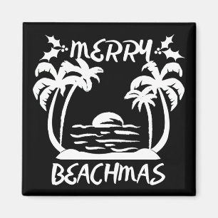 Imán Merry Beachmas Navidades En Julio