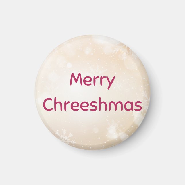 Imán Merry Chreeshmas Magnet (Frente)