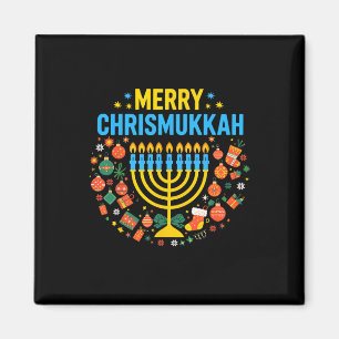 Imán Merry Chrismukkah Feliz Navidad Chanukah J