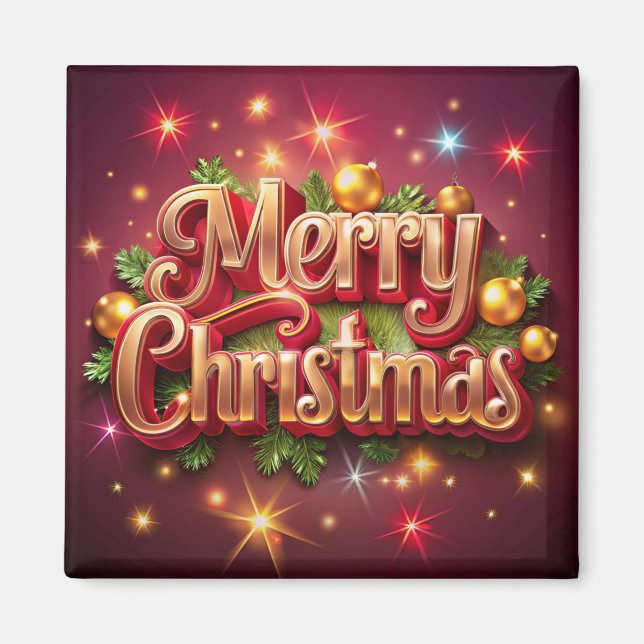 IMÁN MERRY CHRISTMAS (Frente)
