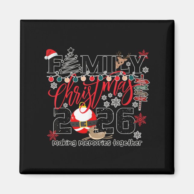 Imán Merry Christmas 2026 Women, Men Shirt  (Frente)