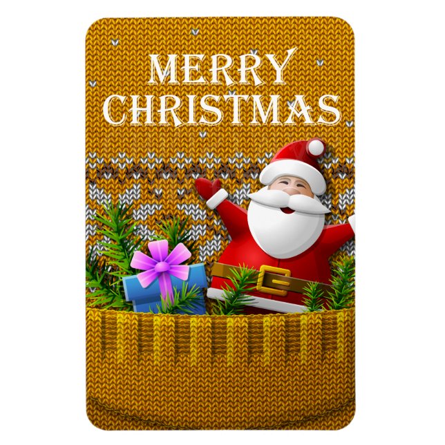 Imán Merry Christmas 98 Image Options Magnet (Vertical)
