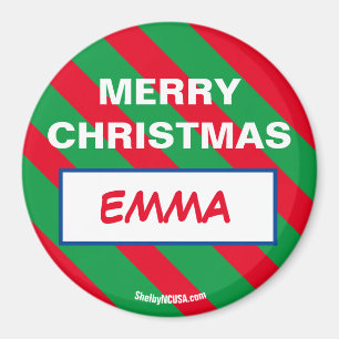 Imán MERRY CHRISTMAS EMMA Magnet