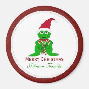 Imán Merry Christmas Frog Magnet