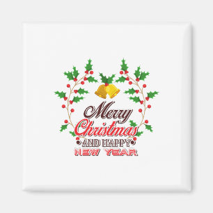 Imán Merry Christmas from Our Family, Happy New Year   