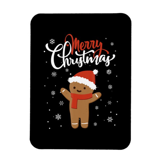 Imán Merry christmas gingerbread | cookie de navidades (Vertical)