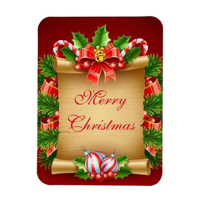 Imán Merry Christmas Magnet (Vertical)
