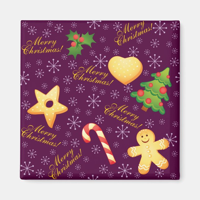 Imán Merry Christmas Magnet (Frente)