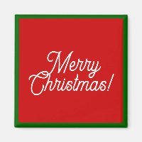 Merry Christmas Magnet