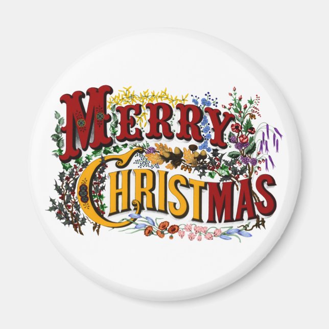 Imán Merry Christmas Magnet (Frente)