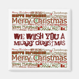 Imán Merry Christmas Magnet - Personaliza