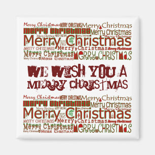 Imán Merry Christmas Magnet - Personaliza