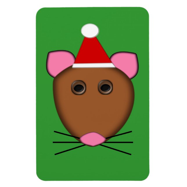 Imán Merry Christmas Mouse Magnet (Vertical)