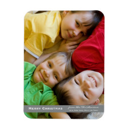 Imán Merry Christmas Photo Magnet