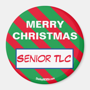 Imán MERRY CHRISTMAS Senior TLC Magnet