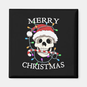 Imán Merry Christmas Skeleton Men Women