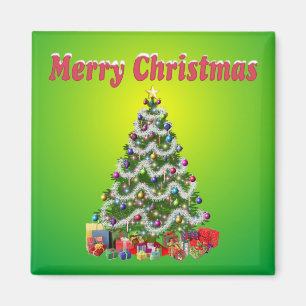 Imán Merry Christmas Tree Magnet
