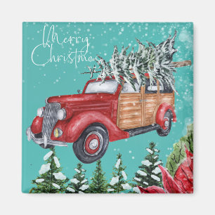 Imán Merry Christmas Winowfall Magnet