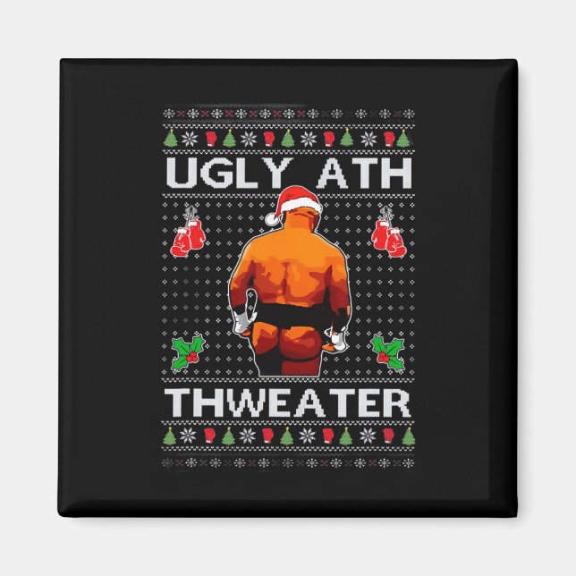 Imán Merry Chrithmith Kith My Ath Butt Virght Fight Mem (Frente)