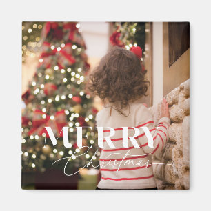 Imán Merry Magic Navidades Script & Serif Photo