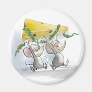 Imán Merry Mice Mic & Mac Magnet