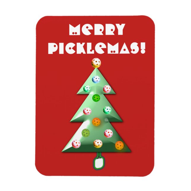Imán Merry Picklemas Holiday Magnet (Vertical)