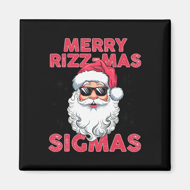 Imán Merry Rizz Mas Sigmas Divertidos Navidades de Sant (Frente)