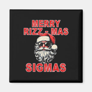Imán Merry Rizz Mas Sigmas - Guay Santa Face Gen Alpha