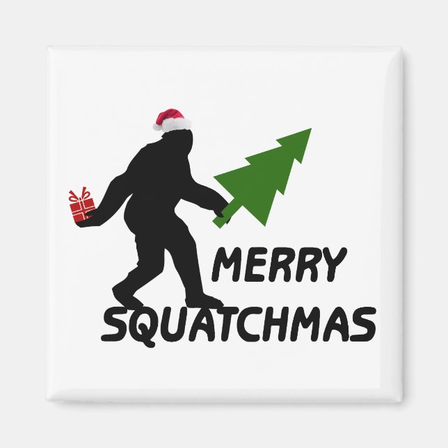 Imán Merry Squatchmas (Frente)