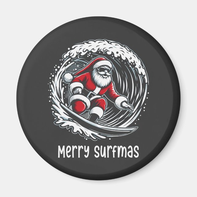 Imán Merry Surfmas (Frente)