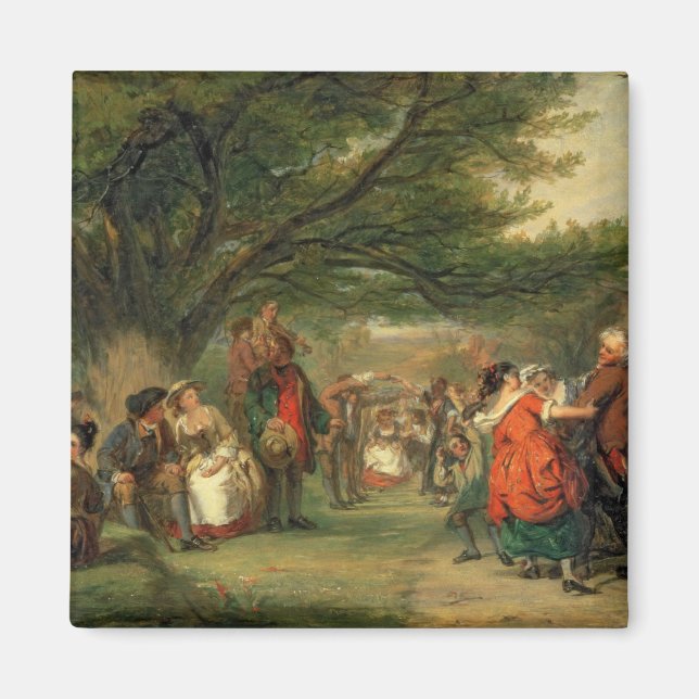 Imán Merrymaking de la aldea (Frente)