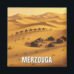 Imán Merzouga Marruecos Travel<br><div class="desc">Erg Chebbi es una de las maravillas naturales más impresionantes de Marruecos —un vasto mar de dunas de arena eólica ubicado cerca de la ciudad de Merzouga, en la parte sureste del país. Estas dunas de naranja dorado, algunas de ellas de hasta 150 metros, se extienden por más de 20...</div>