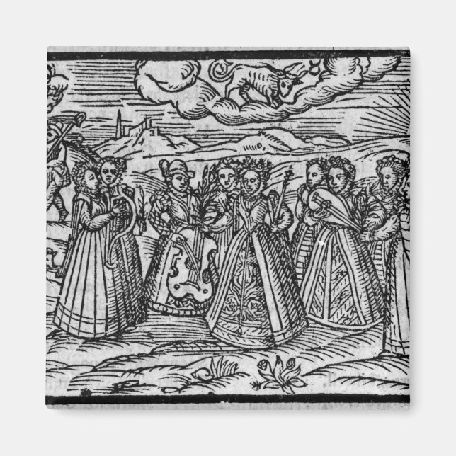 Imán Mes de abril, de 'The Shepheardes Calender' (Frente)