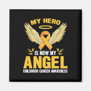 Imán Mes de Conciencia sobre el Cáncer Infantil Mi Héro