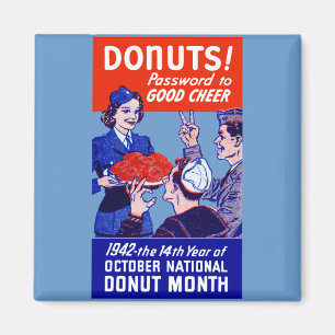 Imán Mes de Donut de 1942