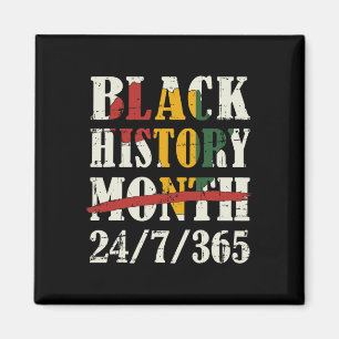 Imán Mes de historia negra 247365 con bandera de mapa a