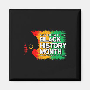 Imán Mes de historia negra junio afroamericano