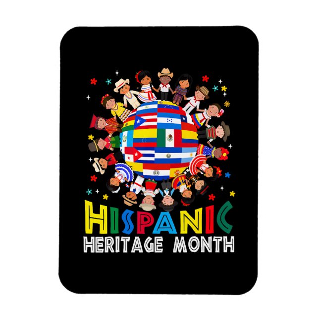 Imán Mes de la Herencia Hispana (Vertical)